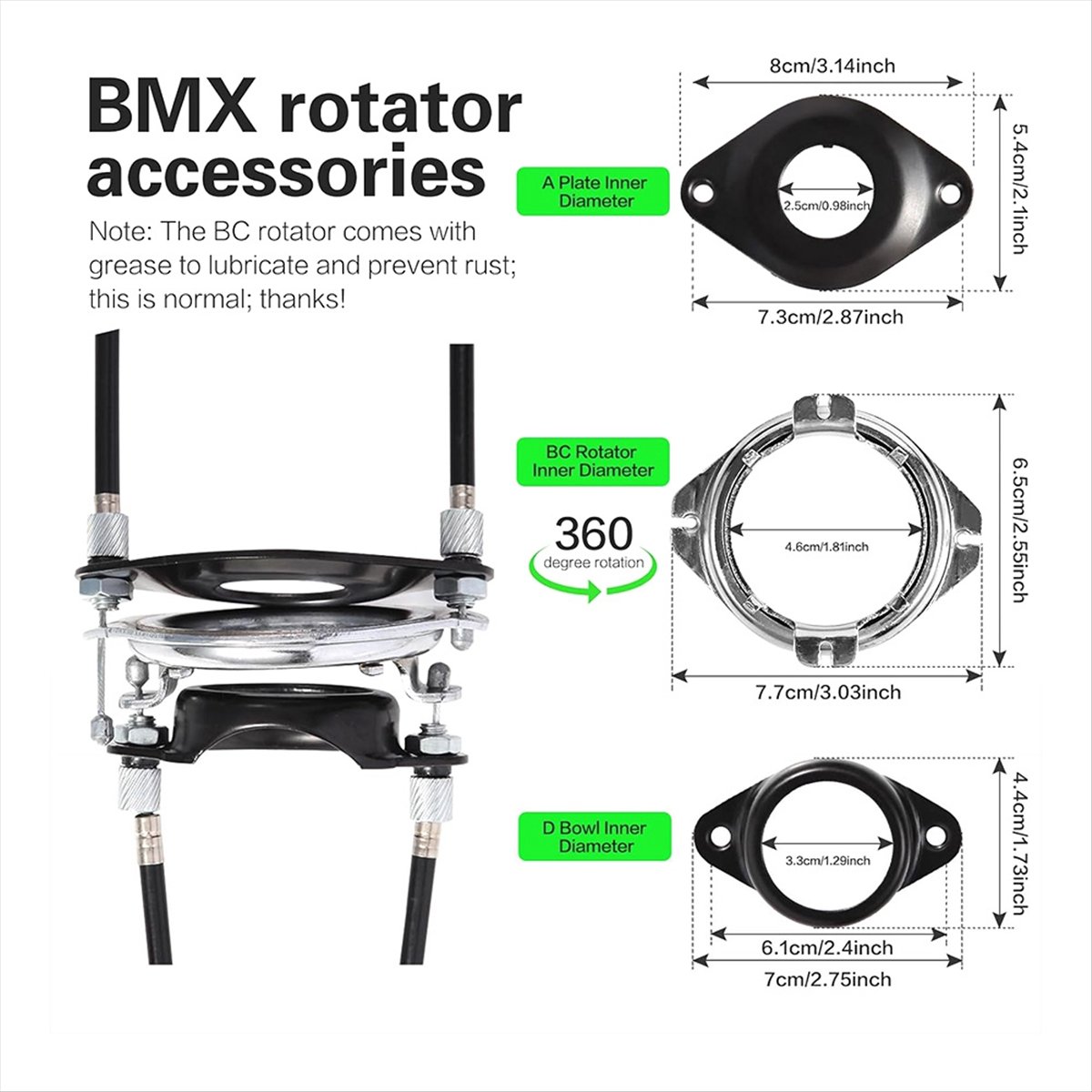 A61P Bike Gyro Brake Cables Fr - Brake Rotor review and price