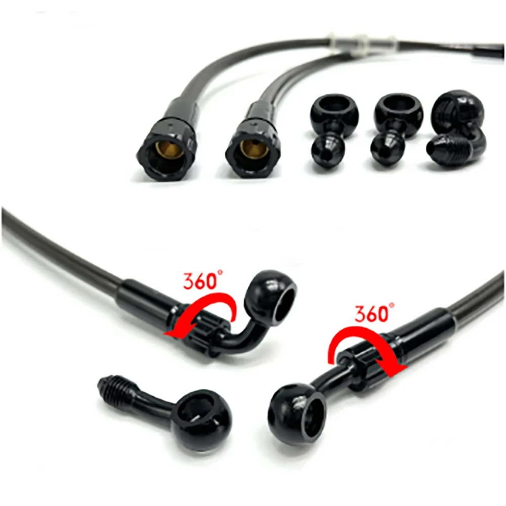 Motorcycle Brake Hose AN3 Brai - Motorcycle Brake Cable review and price